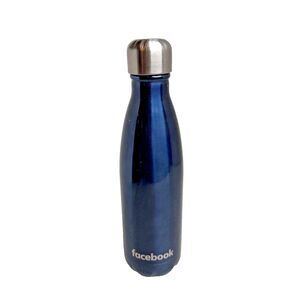 Facebook S’well 17oz Stainless Steel Blue Water Bottle Employee Narrow Neck